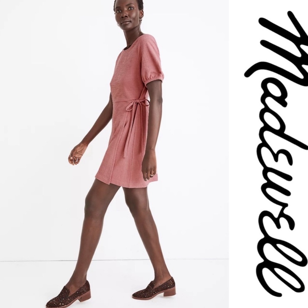 Madewell Texture and Thread wrap dress small - Picture 3 of 10